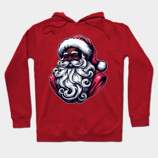 black santa claus (simplified) Hoodie